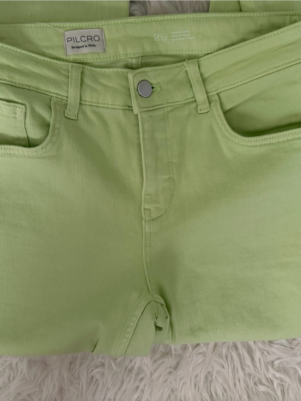Pilcro by Anthropologie “The Yaya” style in spring green denim Size 29 / 8 - Picture 8 of 12